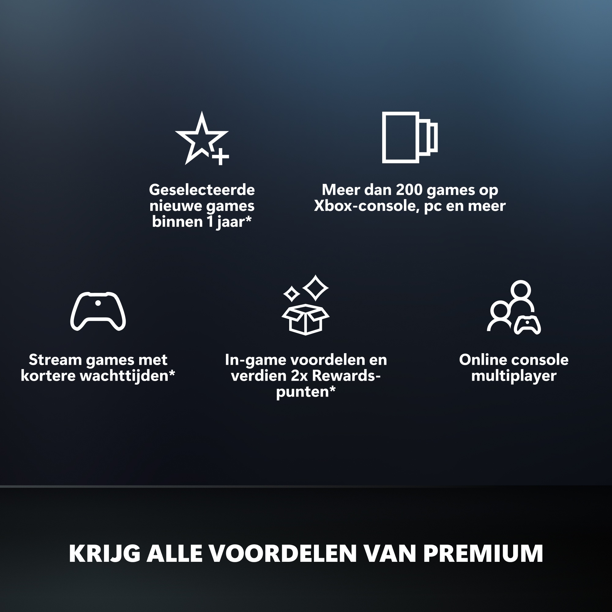 Xbox Game Pass Premium 3 maanden (digitaal) GamesDirect®