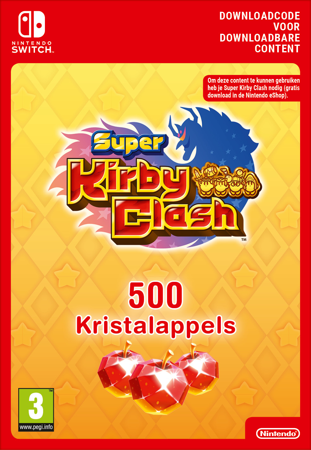 500 Nintendo Super Kirby Clash Gem Apples