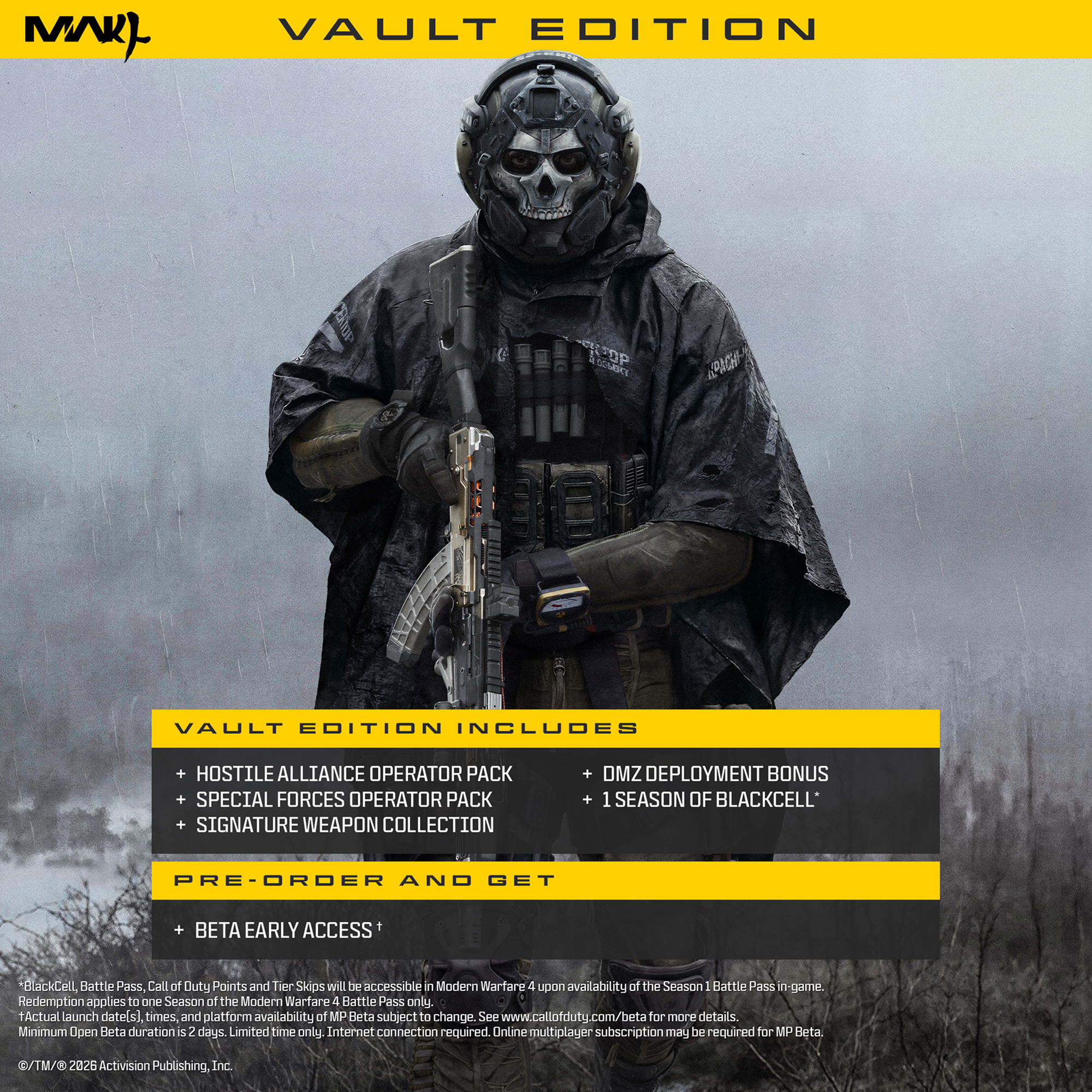 Call Of Duty: Modern Warfare 4 - Vault Edition - Xbox Series X|S/Win10 PRE-ORDER (digitaal) GamesDirect®
