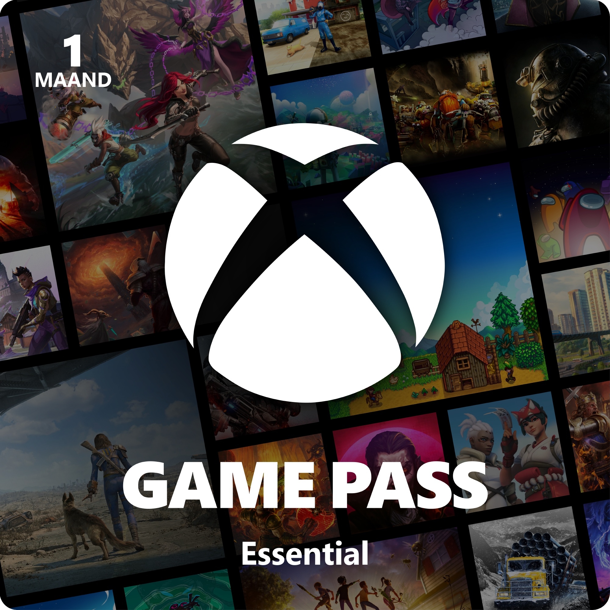 Xbox Game Pass Essential 1 maand (digitaal) GamesDirect®
