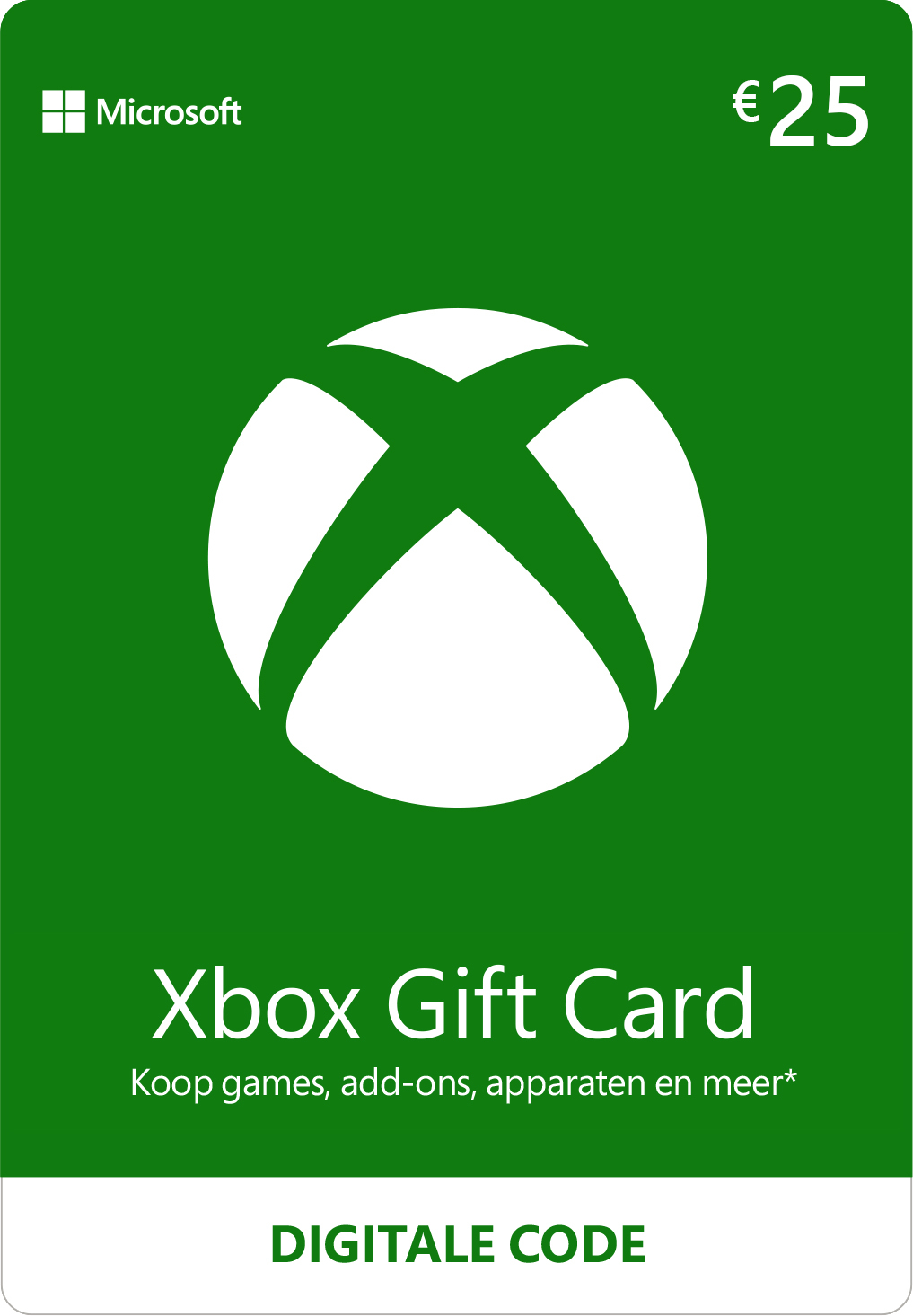 Xbox Gift Card 25 Euro - GamesDirect®